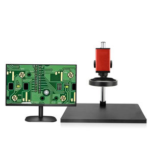 Autofocus 2MP pour caméra de <span class=keywords><strong>Microscope</strong></span> vidéo HDMI <span class=keywords><strong>Microscope</strong></span> stéréo à lumière LED pour mesure d'inspection de précision certifié <span class=keywords><strong>ROHS</strong></span> - Product Image 1