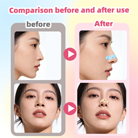 ENWEI EW032 Clip de remodelage nasal jetable unisexe, respirant, non tissé, léger, pour un usage quotidien, au bureau, à la maison, en voyage