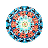 Nouveau dessous-de-verre créatif moderne en céramique, motif petite fleur, réutilisable, rond et carré, isolant thermique, pour tasses et tasses à thé, tapis de bureau, sous-verres et supports