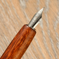 Ensemble de stylos plume et d'encre mécaniques rétro européens pour calligraphie, ensemble de stylos plume scintillants, stylo plume antique pour calligraphie avec encre
