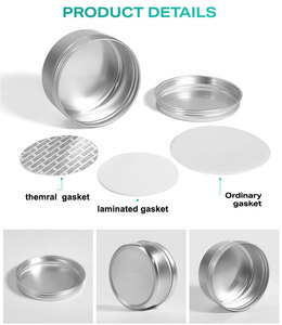 Aluminum Tin Jars 5ml 10ml 15ml 20ml 30ml 50ml 60ml 150ml Empty Refillable Containers for Cosmetics Cream Ointment Tea in Stock - Product Image 4