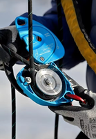 Dispositif d'escalade anti-chute 200 kg pour corde de 8-10 mm, abaisseur de corde, protection contre les chutes, outils de sécurité aérienne pour le sauvetage