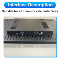 Écran tactile capacitif PCAP 22 pouces 4:3 pour machine de jeu, moniteur en verre USB VGA, borne d'arcade à cadre ouvert, jeu d'adresse