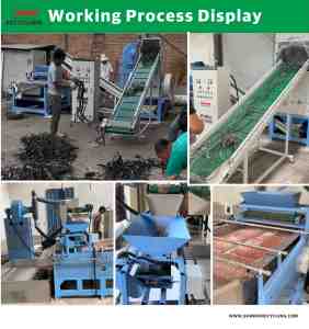 Máquina de reciclaje de cables eléctricos SHINHO, granulador automático de cobre para alambre de cobre, trituradora de chatarra de Cable de aluminio - Product Image 6