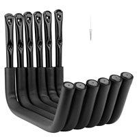 Lot de 4 crochets de rangement robustes pour garage - Capacité de 120 lb, support mural pour kayaks, échelles et vélos