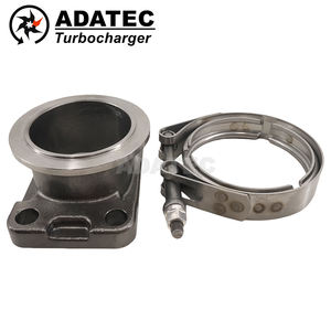 Brida de adaptador Turbo para T3 <span class=keywords><strong>T4</strong></span> T25 a Vband Conversión de colector de conversión de acero inoxidable - Product Image 2