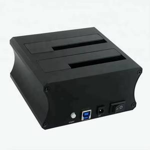 Estación de acoplamiento portátil SSD HDD de doble Bahía Plug And Play Clone sin conexión compatible con USB 3,0 2,5 pulgadas 3,5 pulgadas SATA SSD HDD <span class=keywords><strong>Docking</strong></span> - Product Image 2