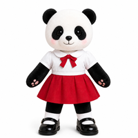 Peluche Koala debout de 40 cm avec tenue et chaussures personnalisables, rembourrage en coton PP, jouet en peluche personnalisé OEM/ODM pour la vente en gros