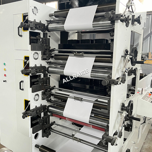 Máquina automática de impresión de etiquetas adhesivas en rollo de papel, bolsas de papel de película, ventilador de taza, máquina de impresión de etiquetas flexográficas, 4 colores - Product Image 2