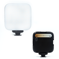 Hongdak Vente en gros – Mini-lampes LED portables à rotation 360° et couleurs variées pour appareil photo, éclairage carré multifonctionnel pour photographie