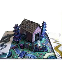 Özelleştirilmiş kitap 3D pop up özel sıcak satış hikayesi pop up kitaplar çocuklar kitap baskı