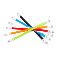 Cable de Carga USB 2 en 1 Personalizado 2026, Llavero Multifunción, Cable de Datos Personalizable para Teléfono Móvil y Banco de Energía