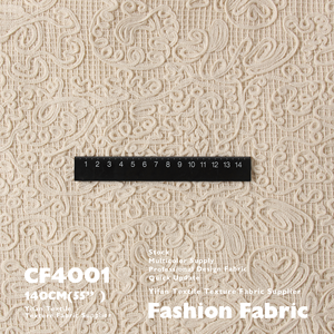 Thiết Kế Mới Vải 3D Kết Cấu Trừu Tượng Sọc Sọc Bông Sợi Tổng Hợp Thêu Vải Cho Túi Áo Khoác Mũ Khăn Trải Bàn Bộ Đồ Giường Phù Hợp Với - Product Image 3