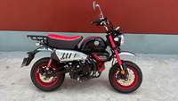 Mini moto rétro Monkey 125cc monocylindre, adorable moto de poche à essence