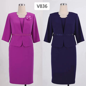 Classic Formal Office <b>Dresses</b> Plus Size Women's Clothing Church <b>Suit</b> <b>Dresses</b> for Women Business - Product Image 2