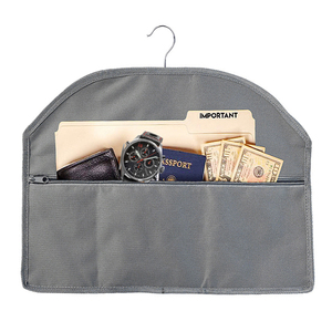 Colgador apto para viajes, seguro para ocultar dinero y objetos <span class=keywords><strong>de</strong></span> valor en armarios o maletas, innovador colgador Stash-IT seguro - Product Image 1