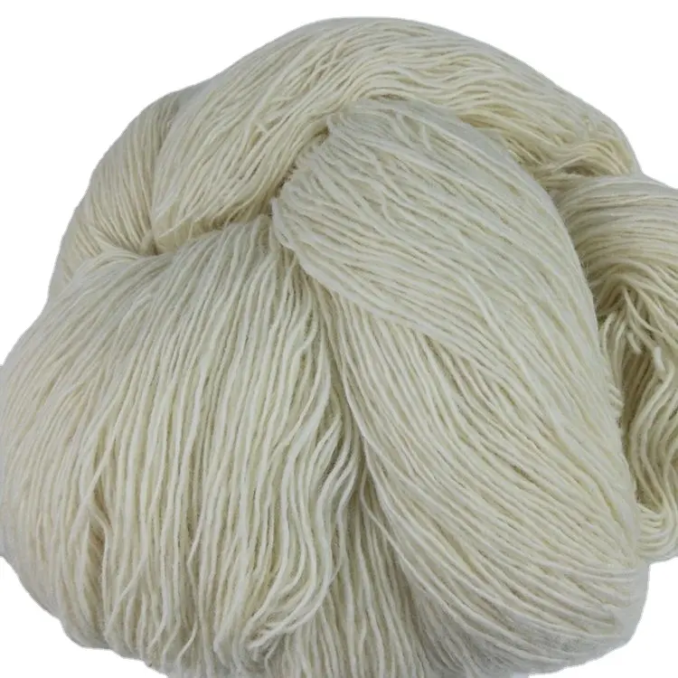 Fio de lã barato misturado para tapete tufting à mão
