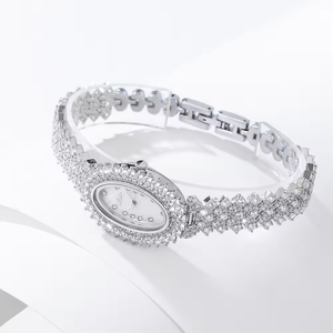 Reloj con Diamantes Más Vendido, Venta Directa de Fábrica, Reloj de Moda para Mujer con Diamantes Completos, Relojes Mecánicos de Negocios - Product Image 2
