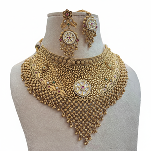 ชุดสร้อยคอหิน pota ชุบทอง12032073PGR - Product Image 2