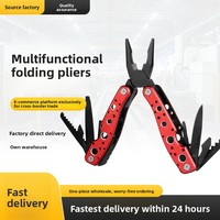 Couteau multifonction d'usine, outil de survie en plein air, pinces pliantes portables, outil combiné d'urgence EDC, vente en gros
