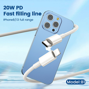 20W PD nhanh chóng sạc USB-C tường sạc adapter với 1m Cáp cho <span class=keywords><strong>iPhone</strong></span> 15/14/13/12/11 Pro Max - Product Image 3