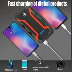 Démarreur de <span class=keywords><strong>Voiture</strong></span> 1000A de Pointe 22200mWh 12V Lithium Polymère, <span class=keywords><strong>Batterie</strong></span> d'Appoint Auto, Boîtier de Démarrage Rapide, Chargeur Intelligent, Câbles de Démarrage Rapide - Product Image 3