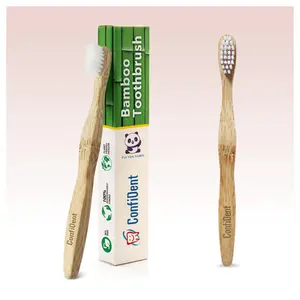 Professional Bamboo Individually Wrapped Disposable Effective Cleaning Adult Toothbrush