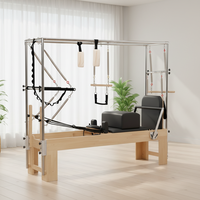Lit de Pilates Cadillac en bois professionnel MJD, réglable, durable, portable, équipement de Pilates pour l'entraînement en studio