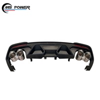 Kit de carrosserie pour Mustang 2018-2020y mise à niveau vers GT500 Facelift pare-chocs de voiture capot jupes latérales aile arrière accessoires de voiture