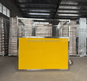 คอกสุนัขกลางแจ้งคุณภาพเชิงพาณิชย์แบบเดี่ยว คอกสุนัขที่ดีที่สุดสำหรับการฝากเลี้ยงสุนัข - Product Image 3