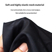 Masque facial de style chinois transfrontalier, divers éléments de l'Opéra de Pékin, protection solaire et coupe-vent, amusant pour la conduite et la pêche, en Spandex/Polyester