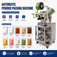 Machine de pesage, de remplissage et d'emballage automatique multifonctionnelle à vis inclinée pour poudre, idéale pour les épices chiliennes et l'emballage en cuisine