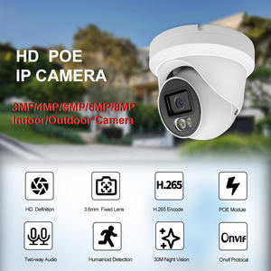 กล้องวงจรปิด Mstar 6MP Sony IMX415 CMOS มองเห็นในเวลากลางคืน มาตรฐาน IP66 แบบโดม เลนส์ 3.6 มม. สำหรับภายนอกอาคาร รองรับ P2P NVR เสียงสองทาง รับประกัน 1 ปี - Product Image 2