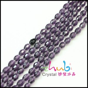 Zhubi 4X6MM Faceted Crystal Olive <strong>Beads</strong> Rondelle Glass <strong>Beads</strong> for Jewelry Making DIY Necklace <strong>Bracelet</strong> Charms Kits - Product Image 5