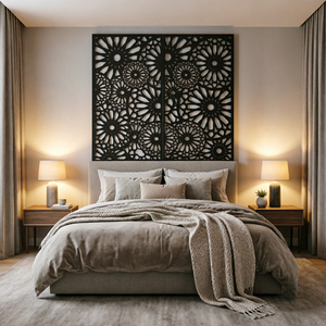 Divisor de Habitación WPC con Diseño Moderno, Resistente a la Humedad, Fácil de Montar, Ideal para Sala de Estar y Espacios Interiores - Product Image 2