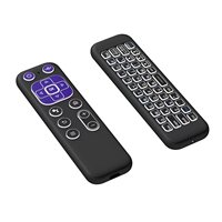 Souris gyroscopique sans fil T6 avec clavier QWERTY, télécommande 2,4 GHz pour Android TV Box, Smart TV, lecteur multimédia, mini PC
