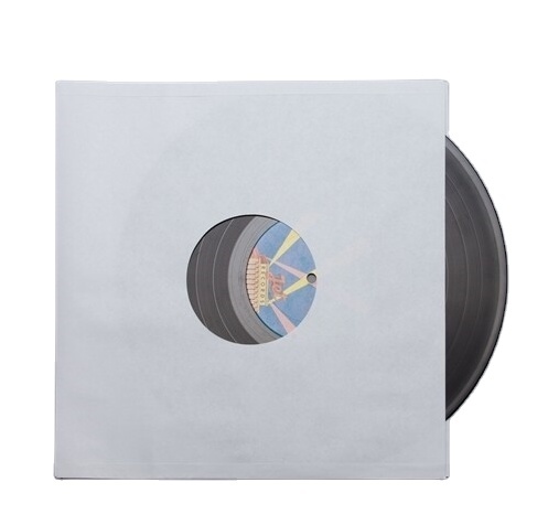 12" 33RPM Vinyl Record Sleeves Paper LP Vinyl Record Inner Sleeves With HDPE Liner Polyliner Sleeve