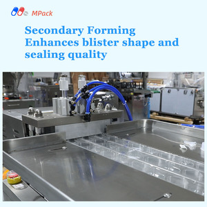 Machine d'emballage sous blister pour chewing-gum électrique DPP120 |   Équipement automatique de formage, de scellement, de découpe et d'emballage en PVC et en aluminium, facile à utiliser - Product Image 3