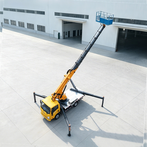 Plataforma de Trabajo Aérea con Elevador Tripulado, Nueva Condición, Nuevo Diseño, Transmisión Automática, Motor Diésel, Altura de Trabajo de 32 m - Product Image 1