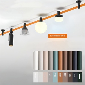 Système de rails LED 48V Blanc Noir Surface de <span class=keywords><strong>plafond</strong></span> Encastrée Aimant de levage <span class=keywords><strong>Rail</strong></span> d'éclairage <span class=keywords><strong>pour</strong></span> feux de piste magnétiques - Product Image 4
