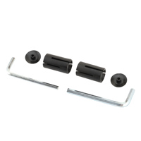 GOOFIT Rétroviseur de moto 7/8" 22mm pour extrémité de guidon, remplacement pour vélos électriques, scooters, VTT, UTV