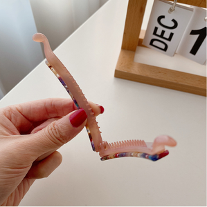 Jepit Rambut Pisang Retro Asetat DOWELL untuk Wanita Aksesori Rambut Gaya Vintage - Product Image 6