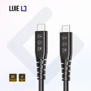 สายเคเบิล USB4.0 C to C รับรองมาตรฐาน รองรับ 8K/60Hz 80Gbps 240W ชาร์จเร็ว สำหรับถ่ายโอนข้อมูล - Product Image 3