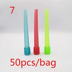 LOMINT 90mm Disposable Hookah Mouthpieces Shisha Mouth Tips Plastic Mix Color Individually Wrapped Accessories Wholesale LM-M008