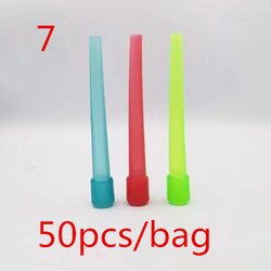 LOMINT 90mm Einweg Shisha Mundstücke Shisha Munds pitzen Kunststoff Mix Farbe Individuell verpacktes Zubehör Großhandel LM-M008