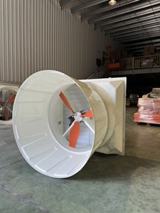 Ventilador de Ventilación con Marco de Fibra de Vidrio de 1460 mm Resistente a la Corrosión para Sistema de Presión Negativa en Granjas Avícolas, Directo de Fábrica - Product Image 2