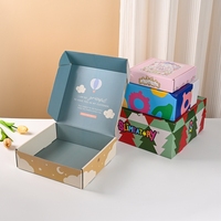Cajas de Cartón Corrugado Negras Personalizadas con Impresión Personalizada de Bajo MOQ, Cajas de Correo Personalizadas