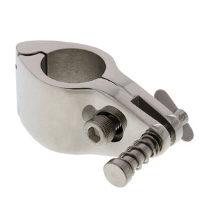 Eda 316 Stainless Steel Slip Sleeve <b>Quick</b> Pin Marine Pipe <b>Clamp</b> Yacht Bimini Rigging Hardware - Product Image 4