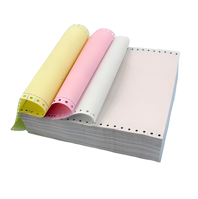 Cheap Factory Carbonless NCR Paper 9.5*11 Inch 2 Ply 3 Ply Computer Continuous Form Duplicate Triplicate Digital Printing