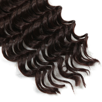 Extensions de cheveux synthétiques style naturel 22Deep Wave pour tresses au crochet, double trame machine, fibre haute température pour femmes afro